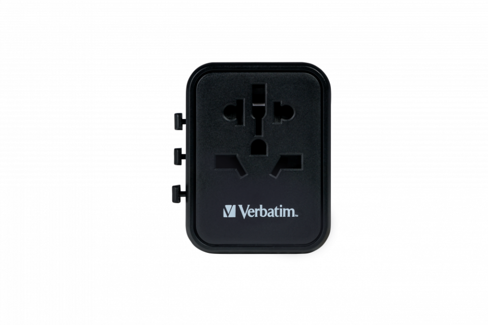 Verbatim Evrensel Seyahat Şarj Adaptörü UTS-01 2 x Usb-A Usb-(49543)