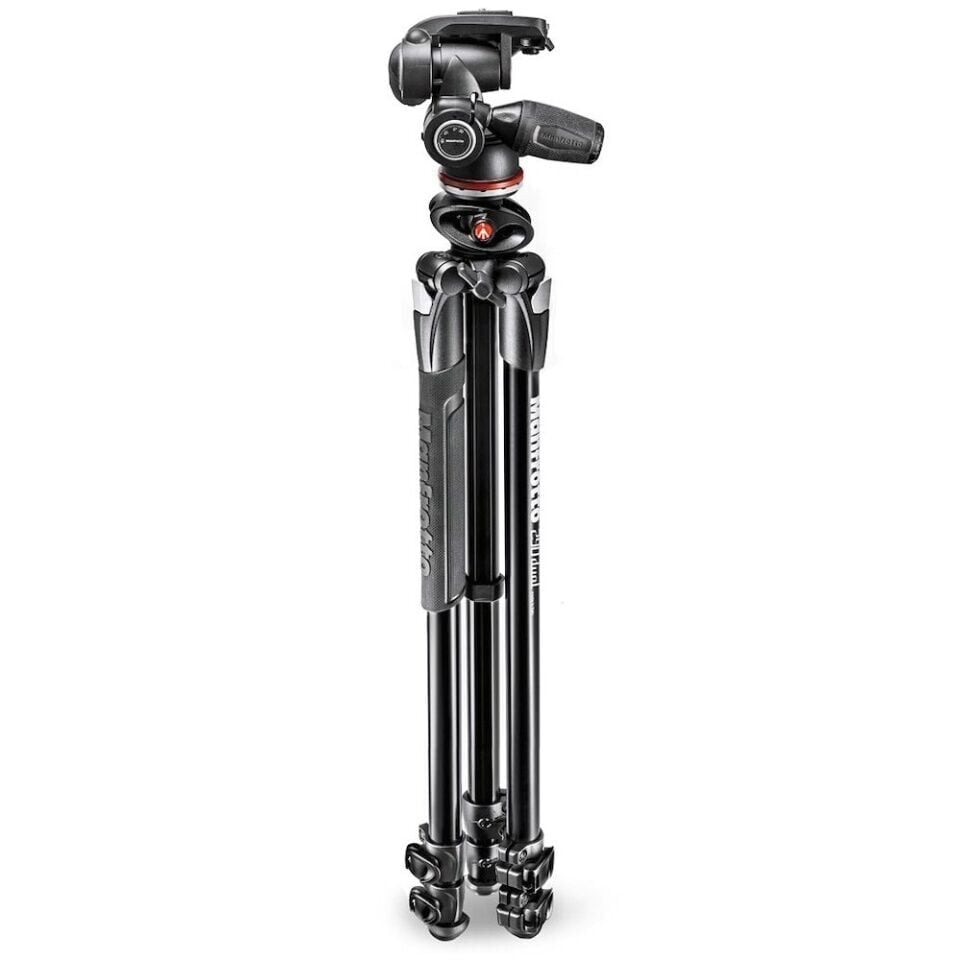 Manfrotto MK290DUA3-3W Hareketli Orta Borulu Tripod ve 3yönlü Başlıklı Kit