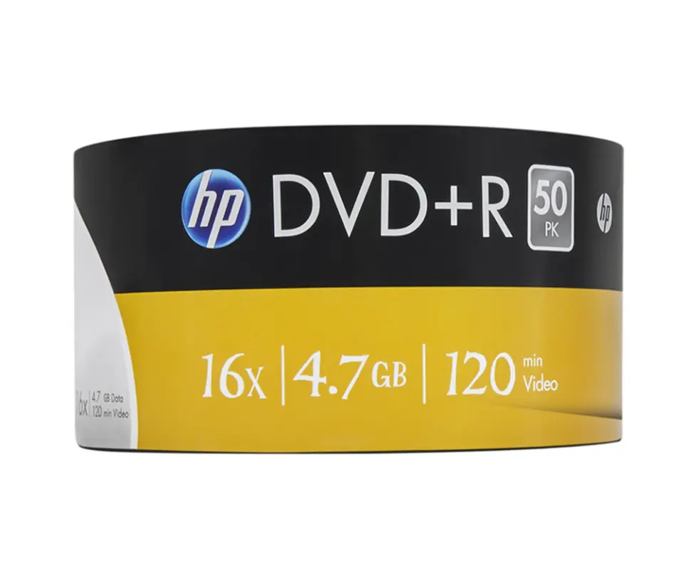 HP Boş DVD 50'Li Paket DVD+R