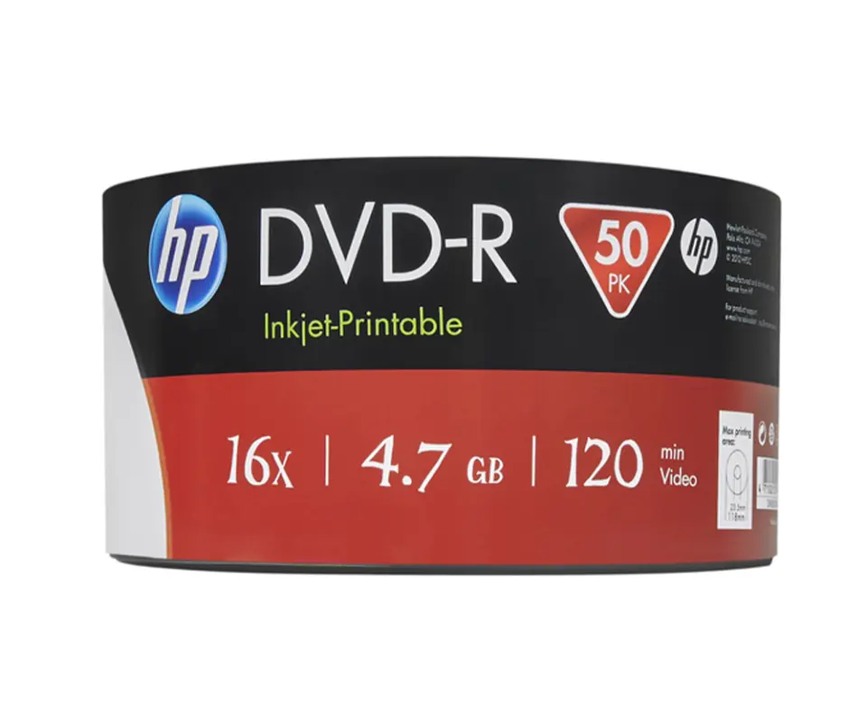 HP Boş DVD 50'Li Paket DVD-R