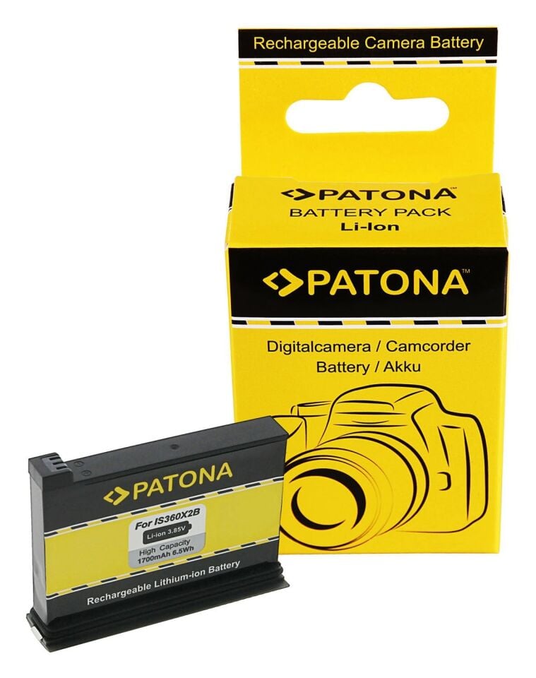 Patona 1358 Batarya Insta360 One X2 IS360X2B for 360 Cam
