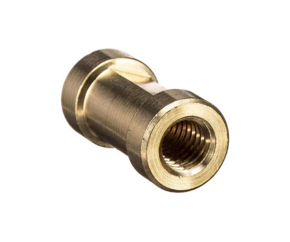 Manfrotto 119 Çift Taraflı Kısa Dişi Adaptör - 1/4 , 3/8 girişli