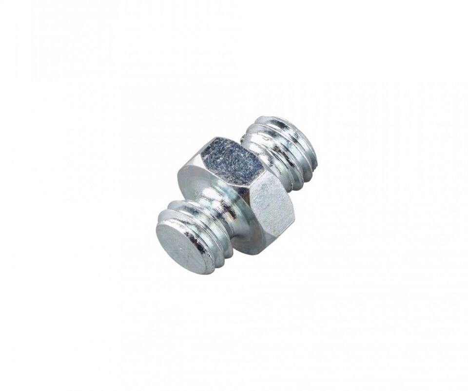 Manfrotto 125 Çift Tarafı Vida Kısa Adaptör -  3/8 ve 3/8