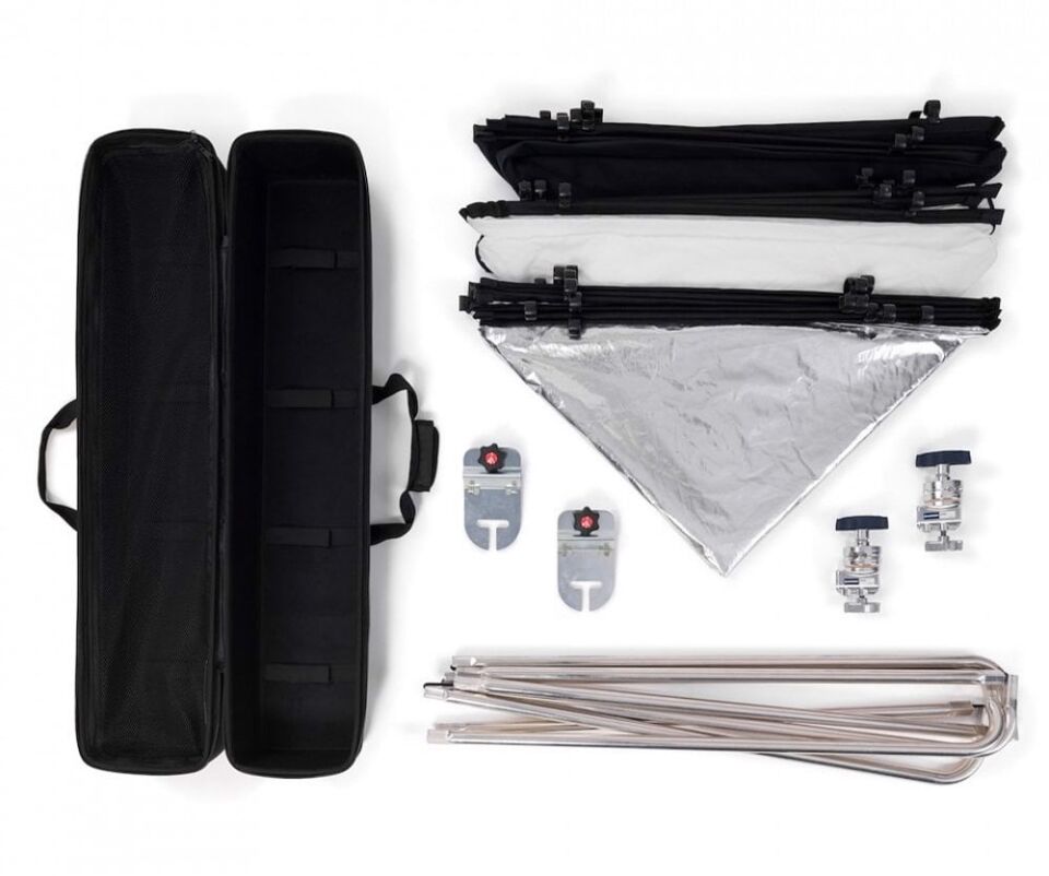 Manfrotto MLLC2201K Profesyonel 2x2mt Kasalı Large Kit - Çantalı
