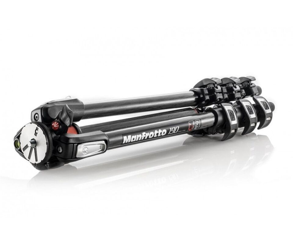 Manfrotto Mt190Cxpro4 190 Cf Tripod 4-S Horiz.Col.