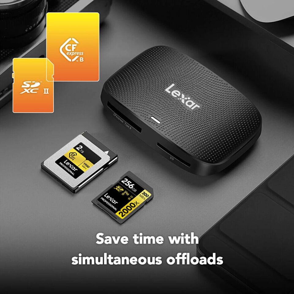 Lexar RW520 CFexpress Type-B/SD USB 3.2 Gen2 Kart Okuyucu