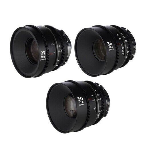 Laowa S35 Prime 3- Lens Bundle Nanomorph(27Mm,35Mm,50Mm ) - Sılver Arri Pl/Ef