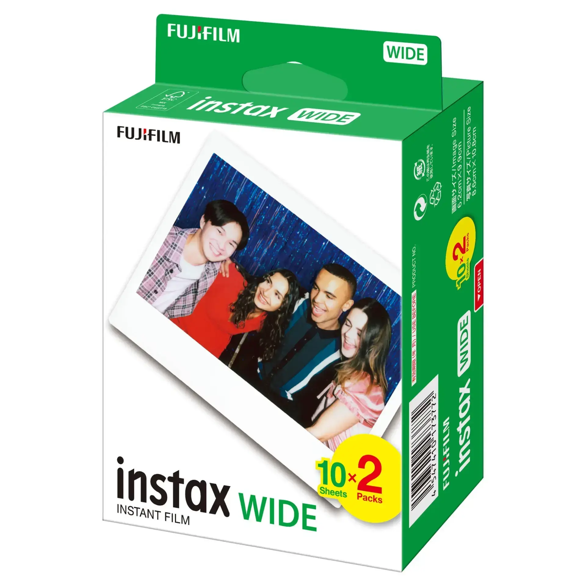 Instax Wide 20'li Film Tekli