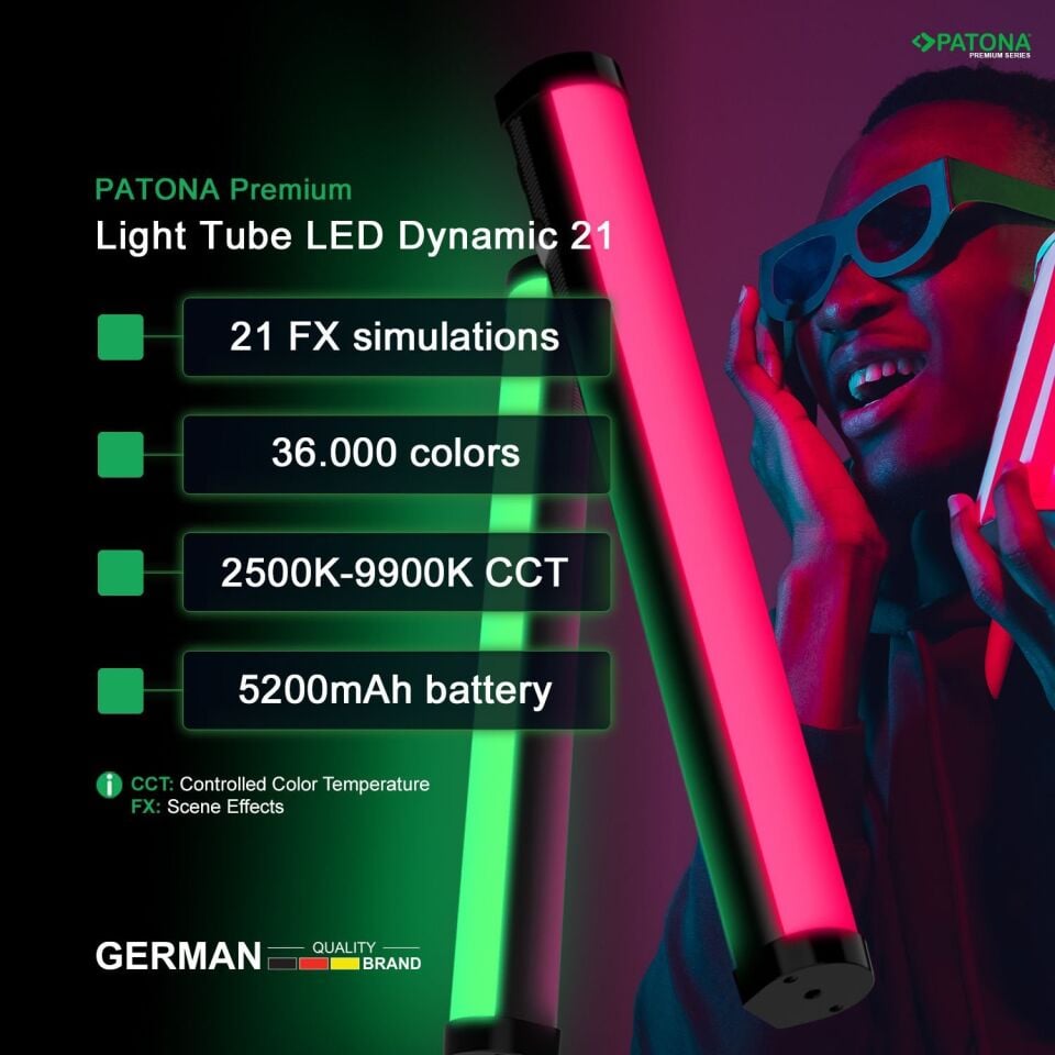 Patona 4291 Premium Tüp Led RGB Led Dynamic 21