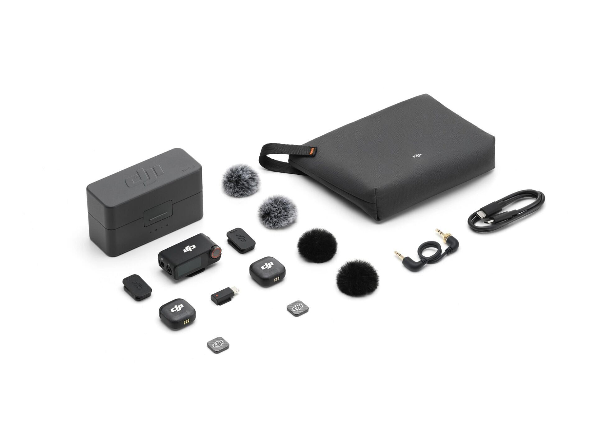 DJI MIC 3 (2 TX + 1 RX) (DJI Türkiye Karacasulu Garantili)
