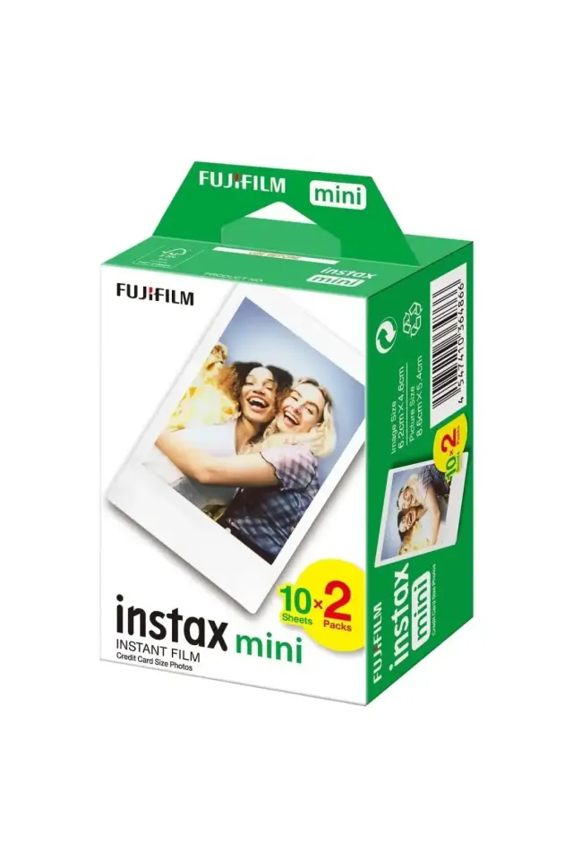 Instax Mini 12 Fotoğraf Makinesi Mavi + 20'li Film