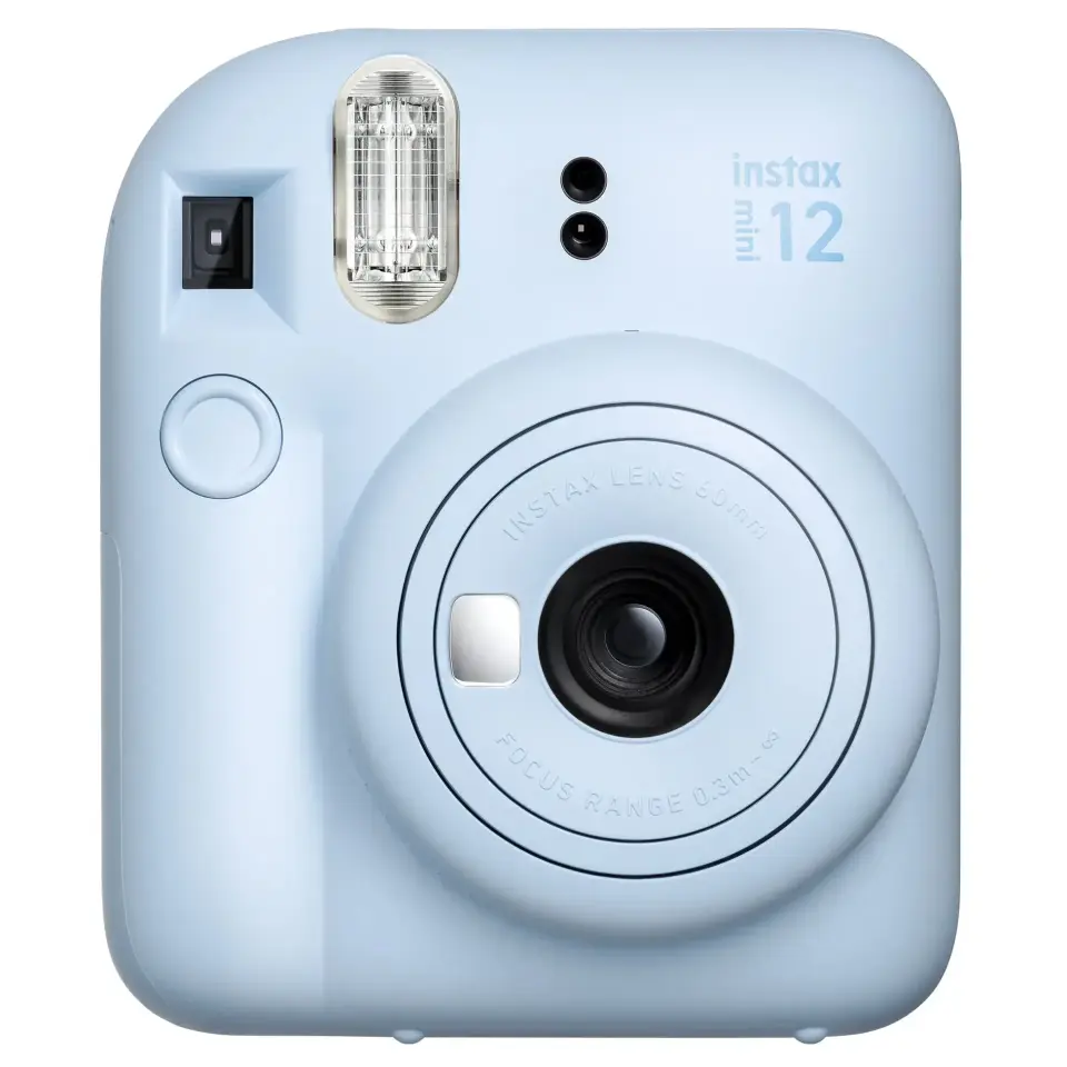Instax Mini 12 Fotoğraf Makinesi Mavi + 20'li Film