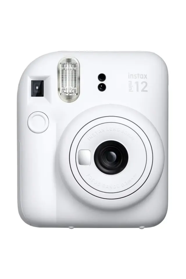 Instax Mini 12 Fotoğraf Makinesi Beyaz + 20'li Film ve Çanta