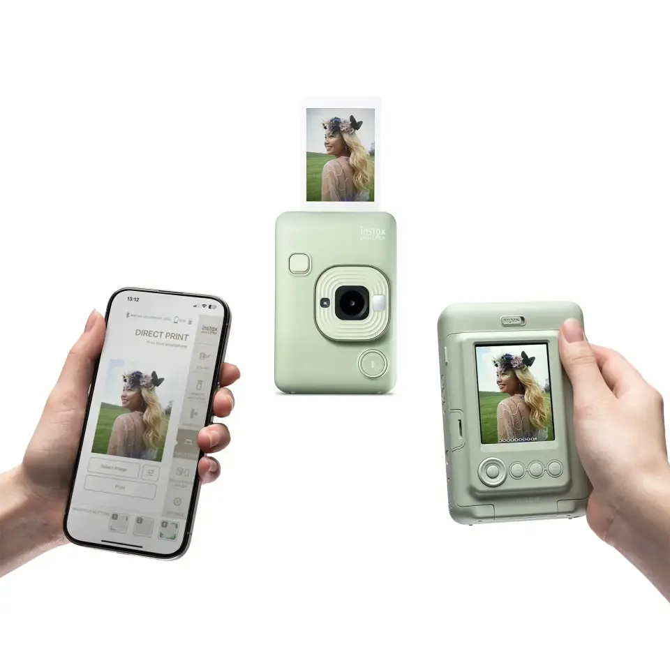 Instax Mini LiPlay Fotoğraf Makinesi Matcha Green