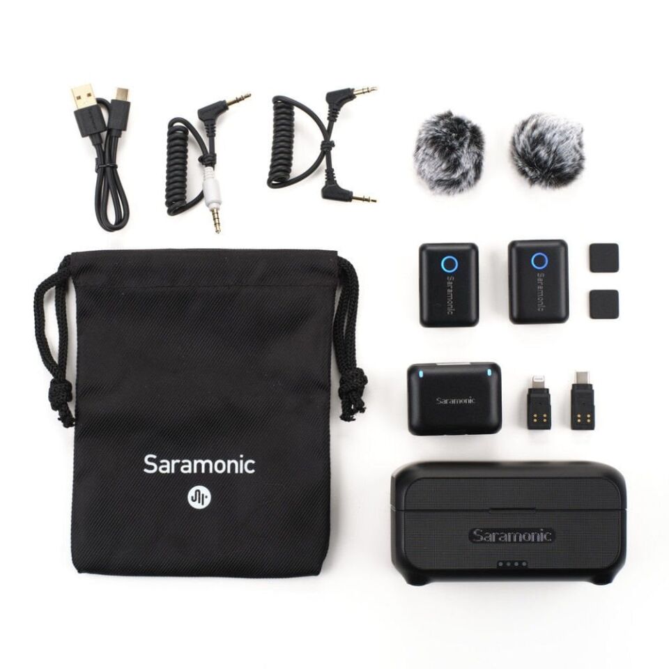 Saramonic Blink500 B2+ 2 Kişilik Kablosuz Yaka Mikrofonu (4 in 1)