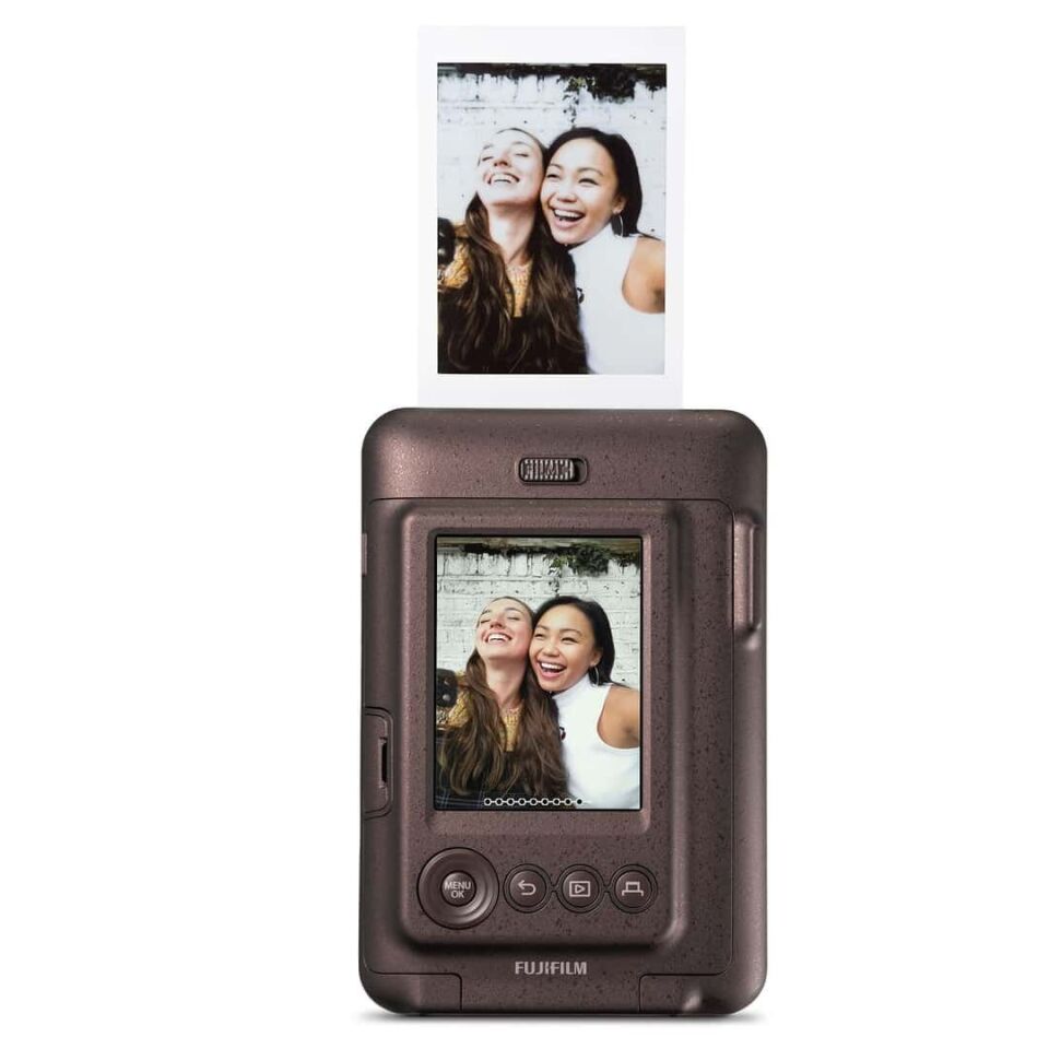 Instax Mini LiPlay Fotoğraf Makinesi Deep Bronze + 20'li Film ve Çanta Set