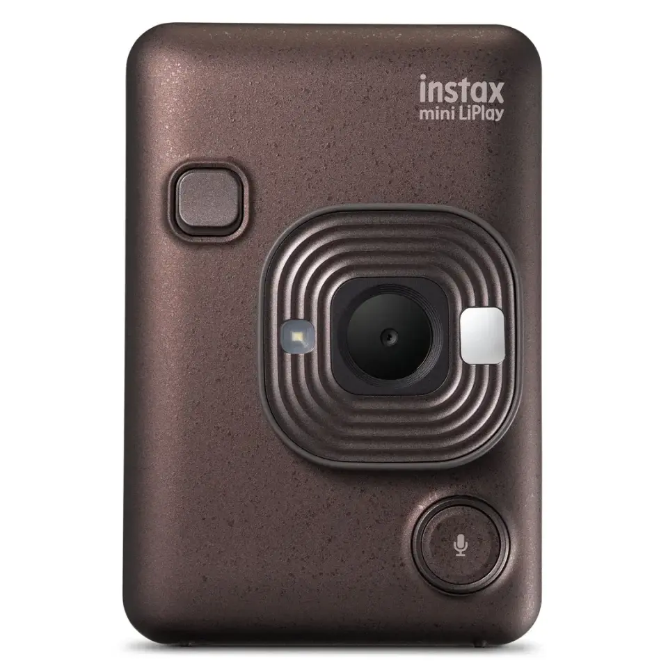 Instax Mini LiPlay Fotoğraf Makinesi Deep Bronze + 20'li Film ve Çanta Set