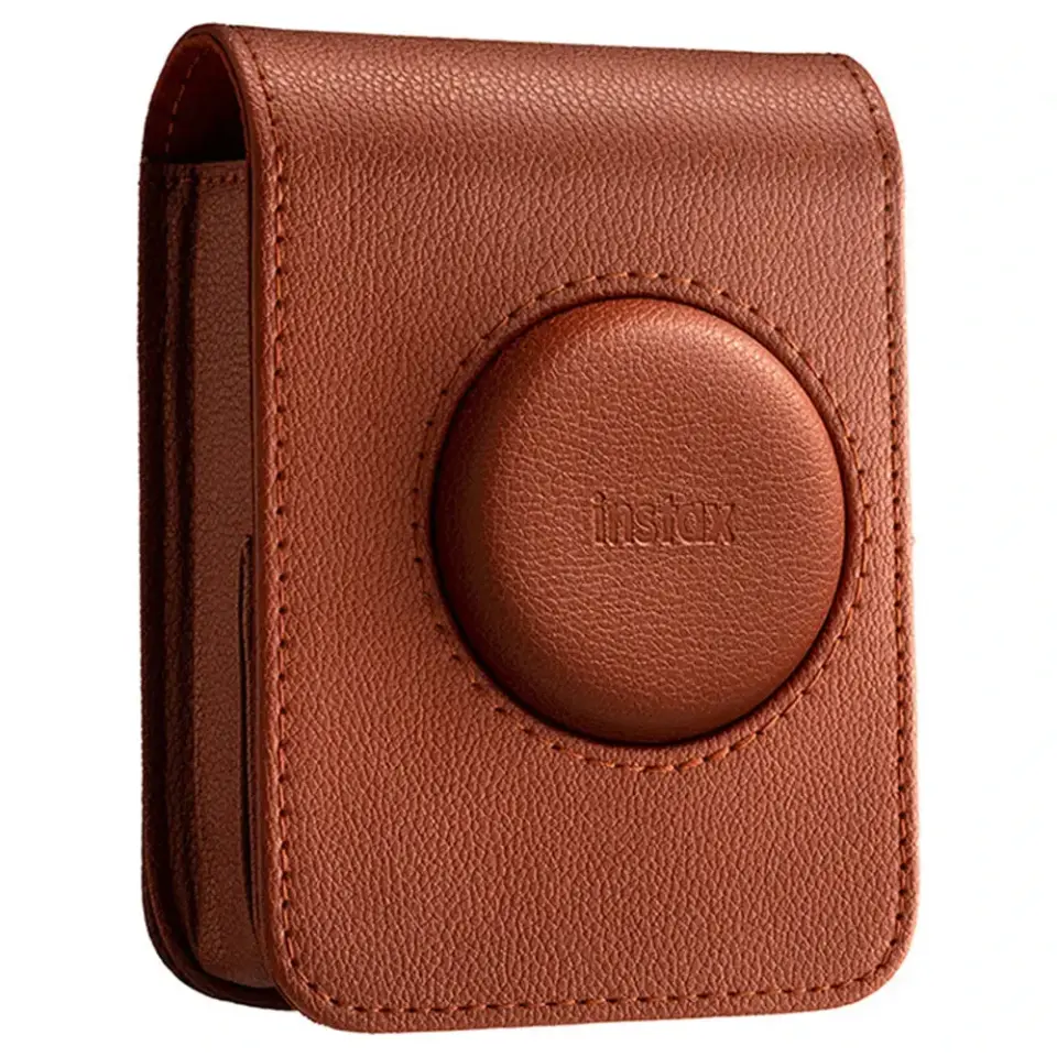 Instax Mini Evo Kahverengi Deri Çanta