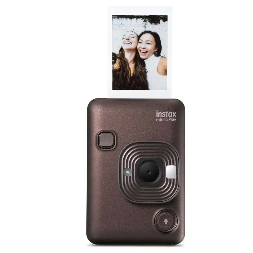 Instax Mini LiPlay Fotoğraf Makinesi Deep Bronze + 20'li Film Set