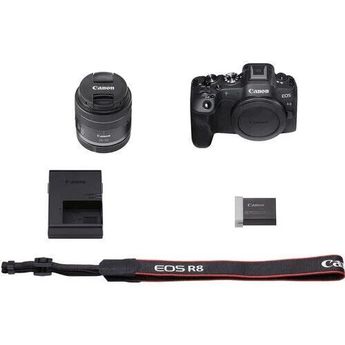 Canon EOS R8 + RF 24-50mm f/4.5-6.3 IS STM Lens Kit (Canon Eurasia Garantili)
