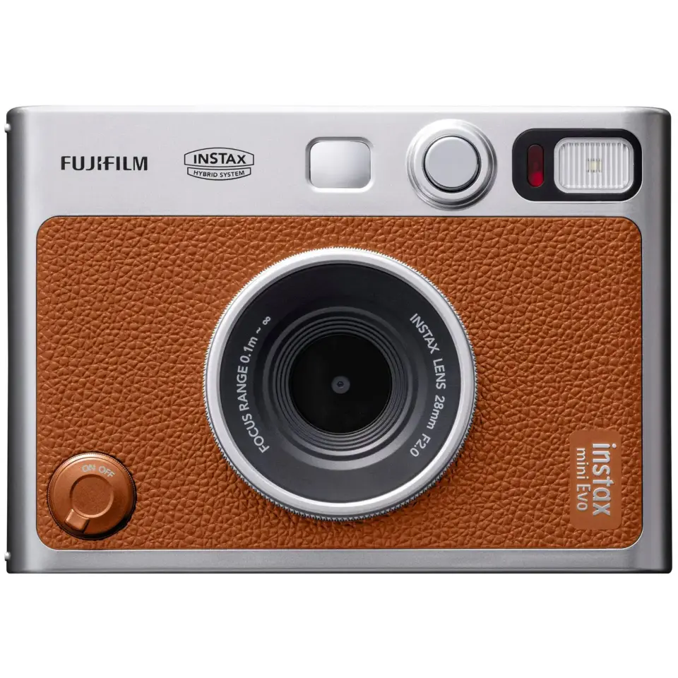 Instax Mini Evo Fotoğraf Makinesi Kahverengi