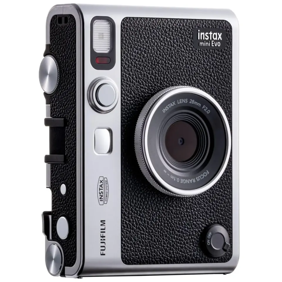 Instax Mini Evo Fotoğraf Makinesi Siyah + 20'li Film ve Çanta Set