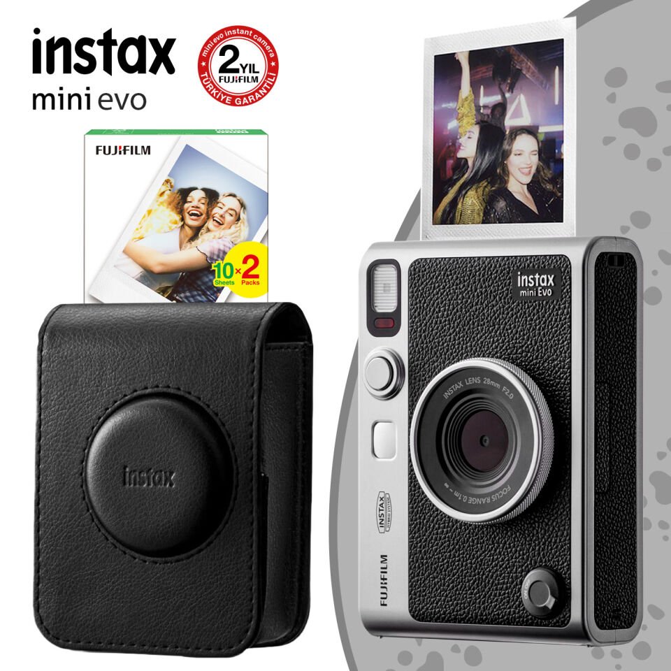 Siyah + 20'li Film ve Çanta Set