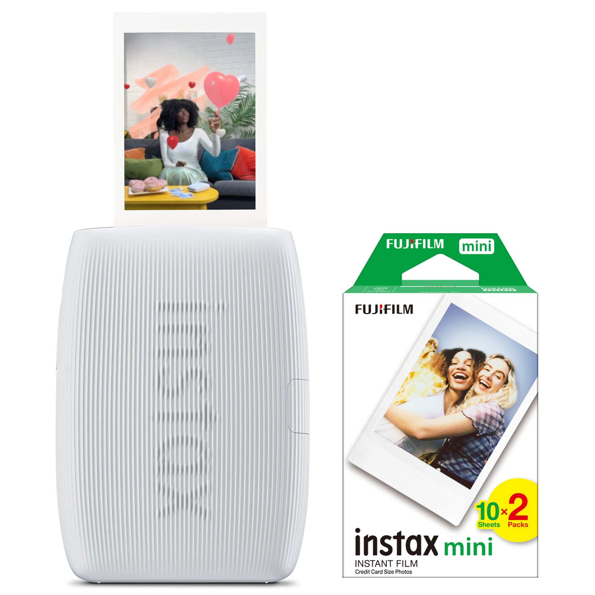 Instax Mini Link 3 Akıllı Telefon Yazıcısı Beyaz + 20'li Film