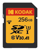 Kodak 256GB SD UHS-I U3 V30PRO Hafıza Kartı