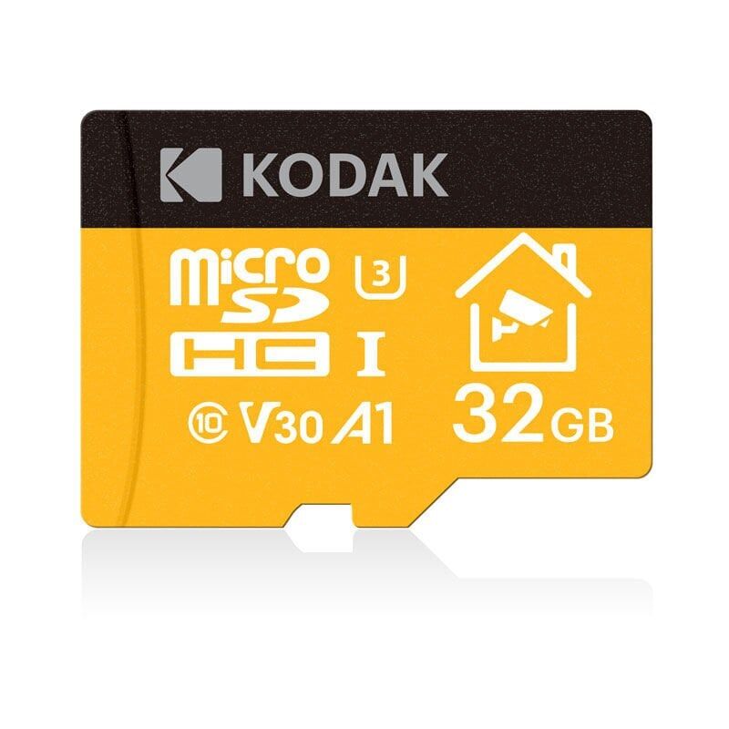 Kodak 32GB Micro SD UHS-I U3/V30/A1 Güvenlik Kamerası İçin Kart KI330