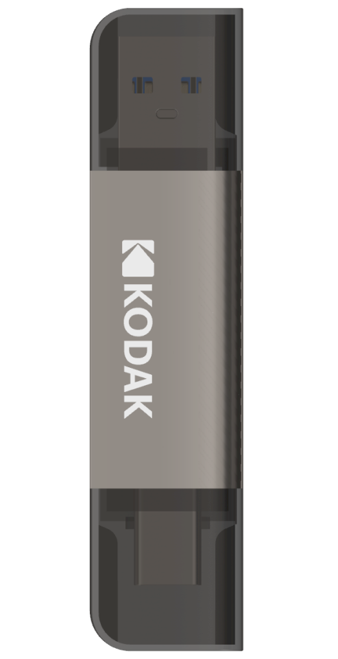 Kodak SD ve Micro SD Kart Okuyucu Type-C + USB (2-IN-1) C210