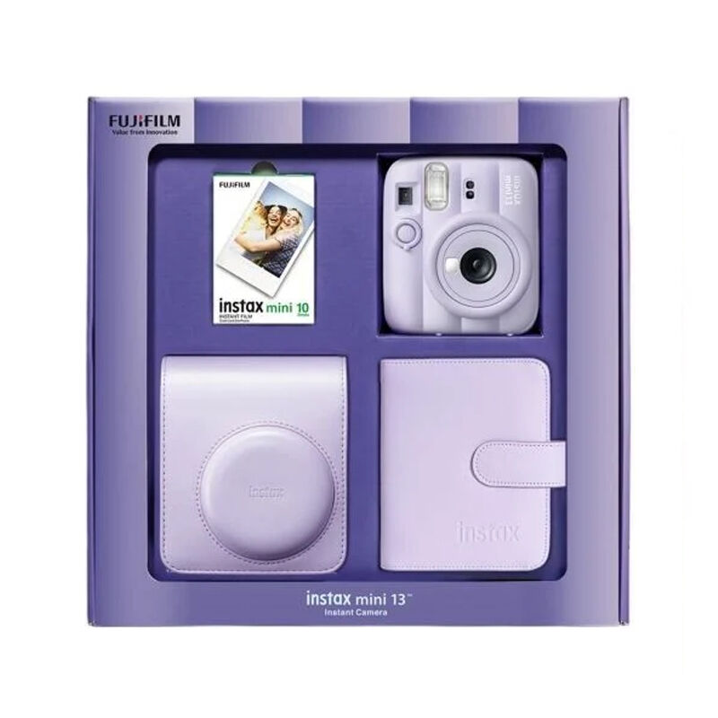 Instax Mini 13 Fotoğraf Makinesi Lila Bundle Box