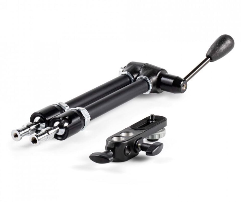Manfrotto 143A Magic Arm - Kamera Takılan Parça ile - Tek Hareket İle Kilitleme