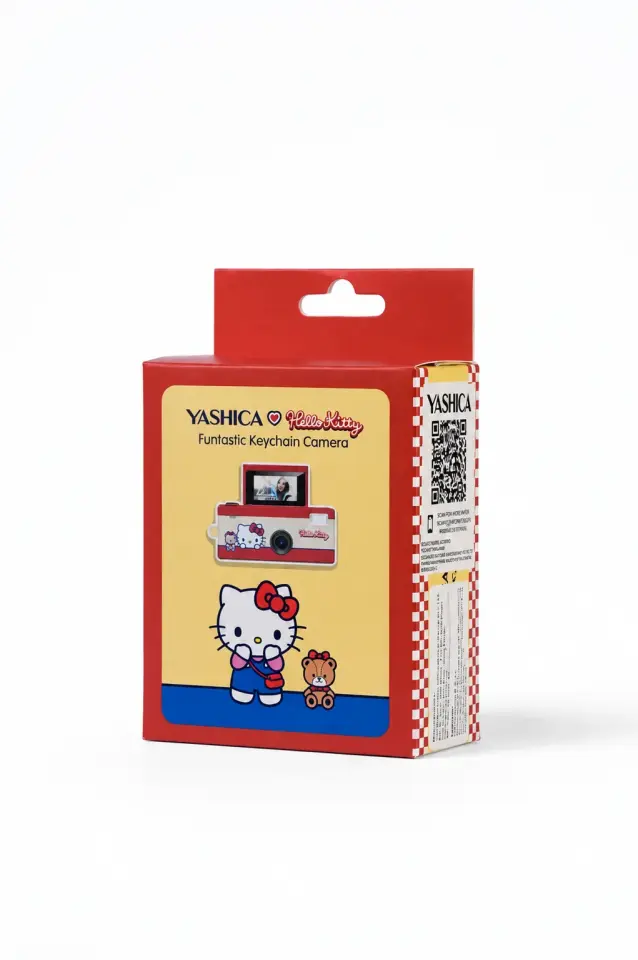 Yashica x Peanuts Funtastic Anahtarlık Kamera Classic Hello Kitty