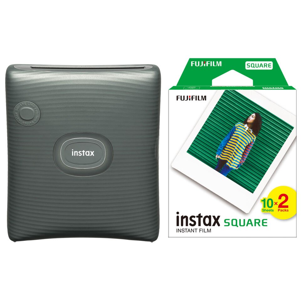 Instax SQ Link Akıllı Telefon Yazıcısı Yeşil ve 20'li Film