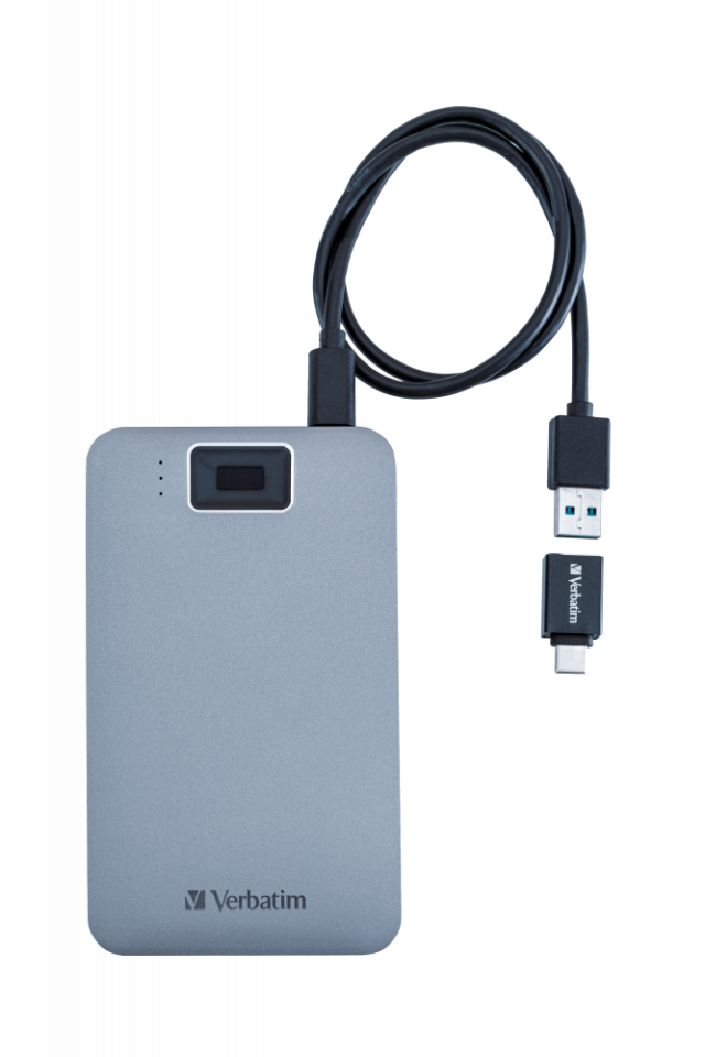 Verbatim 53652 V Exe Fp Hdd Usb 3.2G1/Usb-C 1Tb Gr.