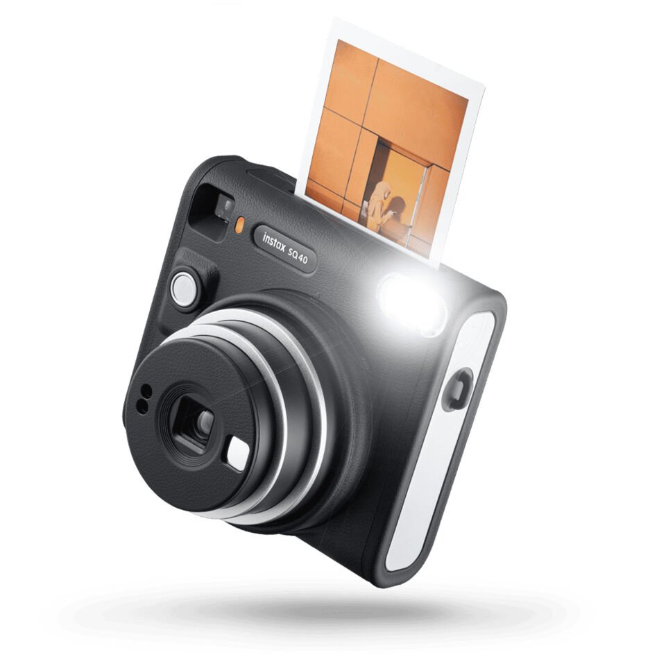 Instax Square SQ40 Fotoğraf Makinesi Siyah ve 20'li Film