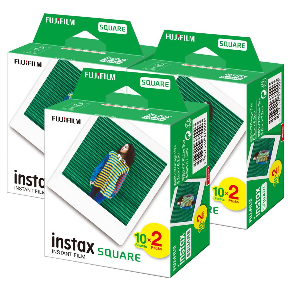 Instax Square 20'li Film 3'lü Set