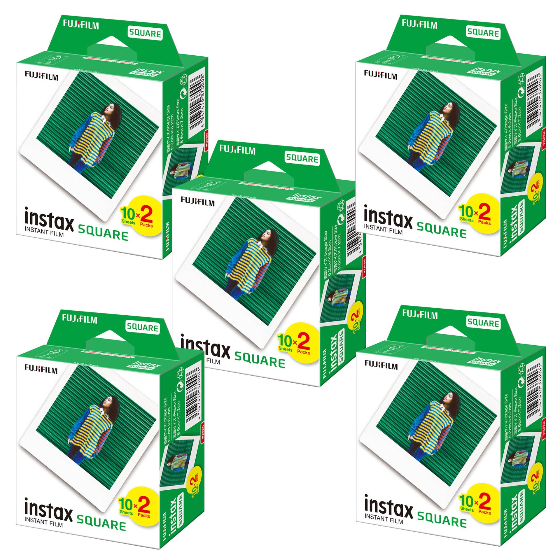 Instax Square 20'li Film 5'li Set
