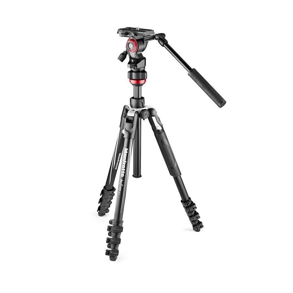 Manfrotto MVKBFRL-LIVE Befree Video Tripod Kit - Çantalı (Klips Kilit)
