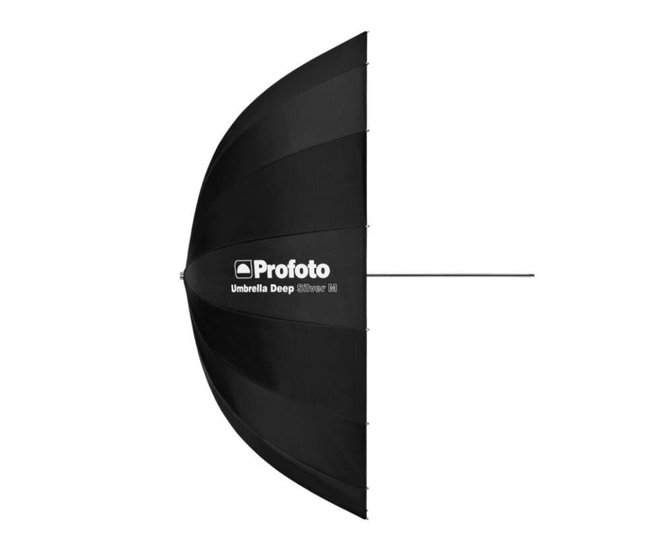 Profoto 100987 Parabolik Derin Şemsiye Gümüş M -105cm