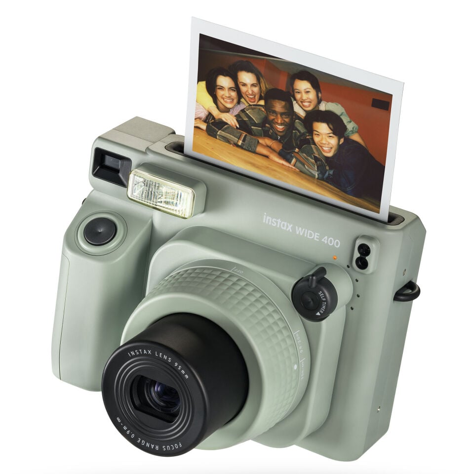 Instax Wide 400 Yeşil Fotoğraf Makinesi + 20'li Film ve Çanta Set