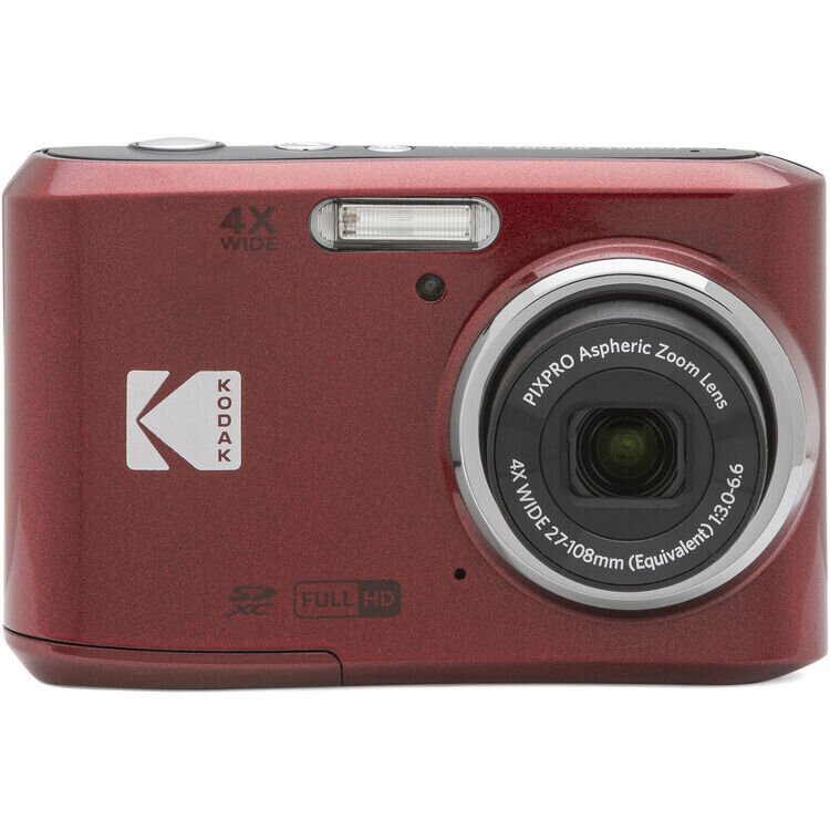 Kodak Pixpro FZ45 Friendly Zoom Dijital Fotoğraf Makinesi Kırmızı
