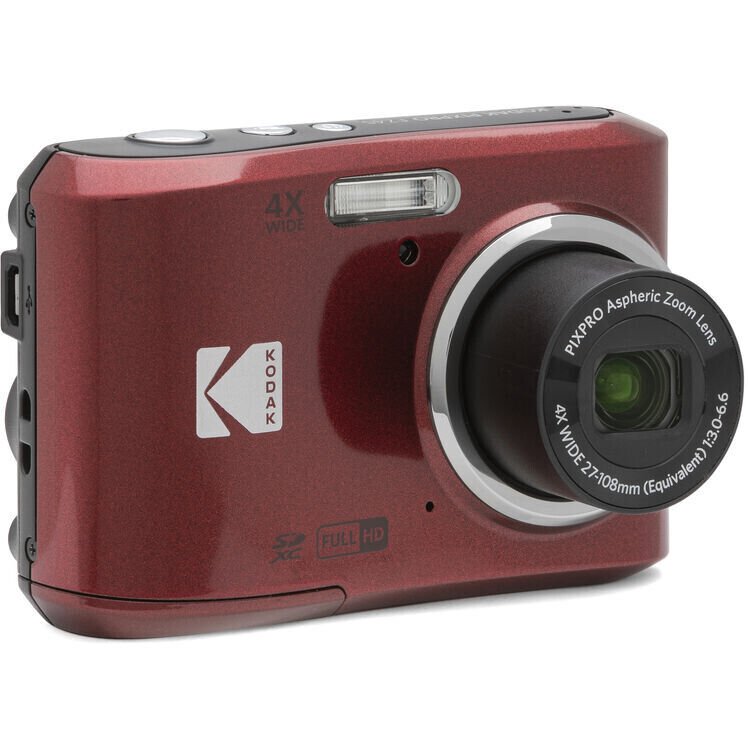 Kodak Pixpro FZ45 Friendly Zoom Dijital Fotoğraf Makinesi Kırmızı