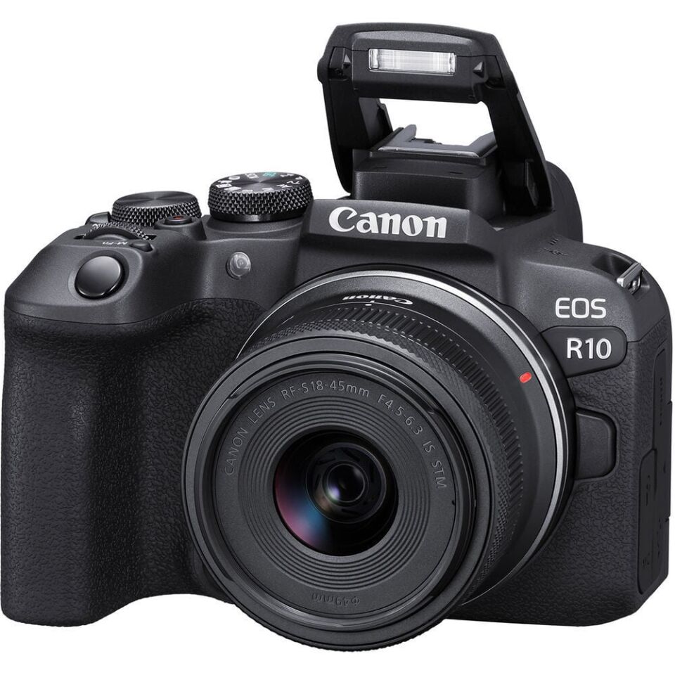 Canon EOS R10 + 18-45mm IS STM Lens Kit (Canon Eurasia Garantili)
