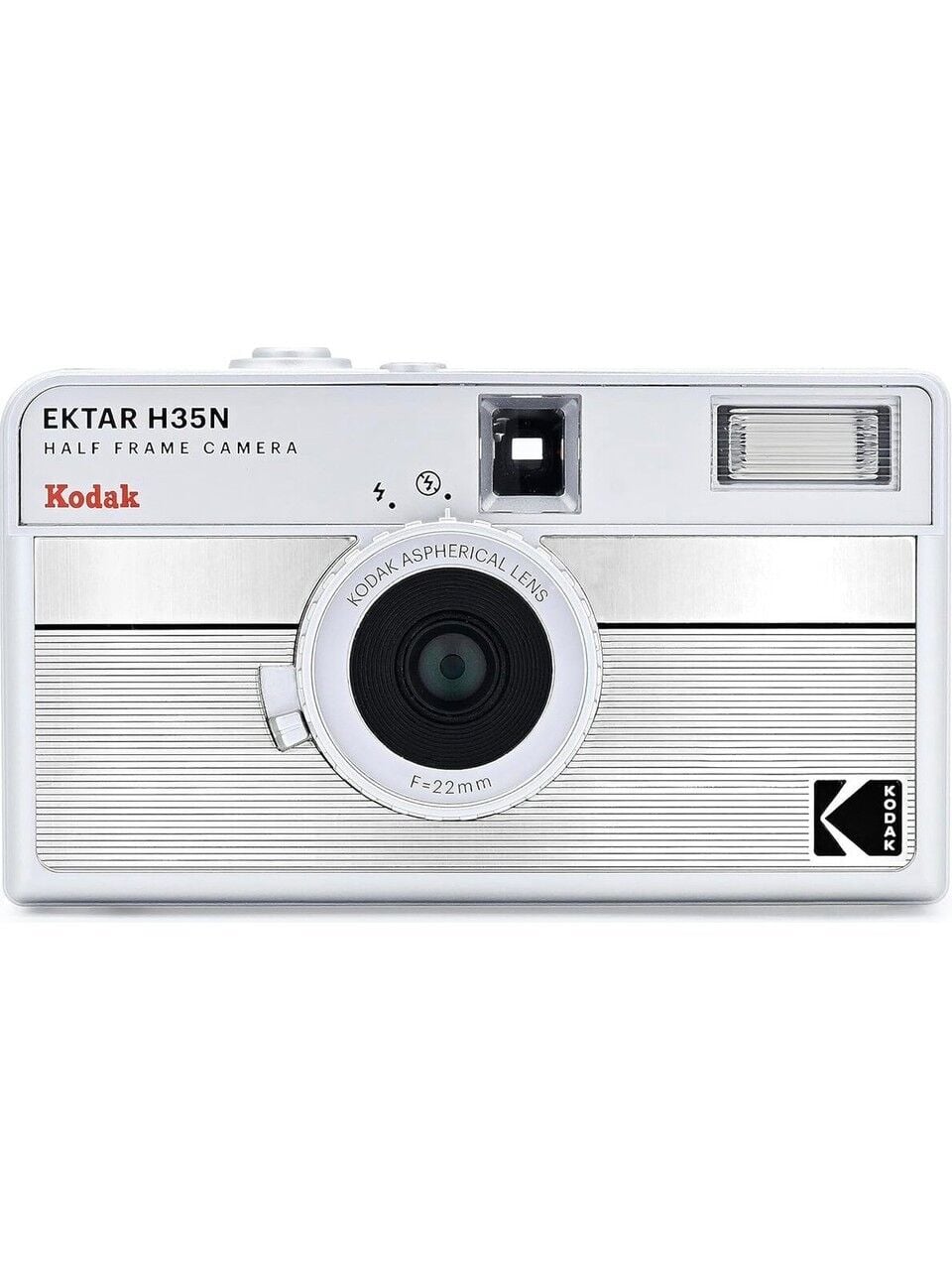 Kodak Ektar H35N 35mm Filmli Fotoğraf Makinesi Çizgili Gümüş