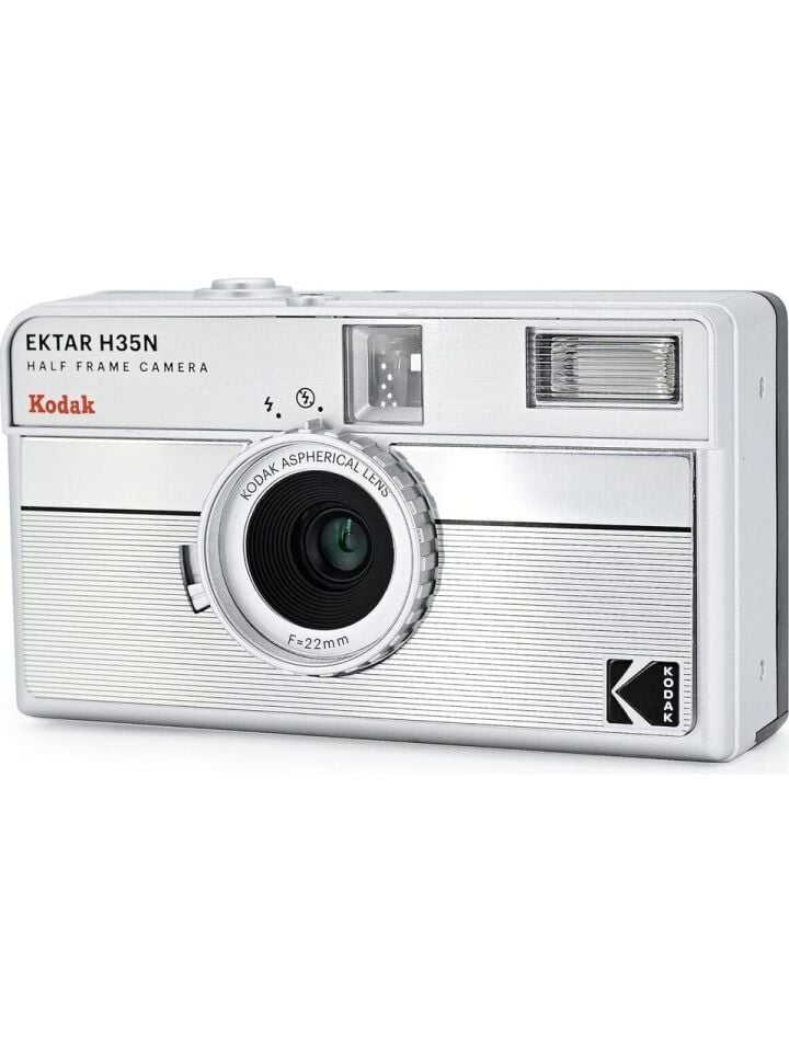 Kodak Ektar H35N 35mm Filmli Fotoğraf Makinesi Çizgili Gümüş