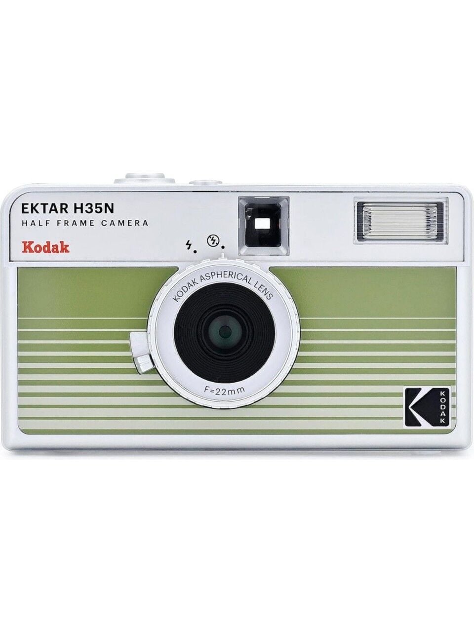 Kodak Ektar H35N 35mm Filmli Fotoğraf Makinesi Çizgili Yeşil