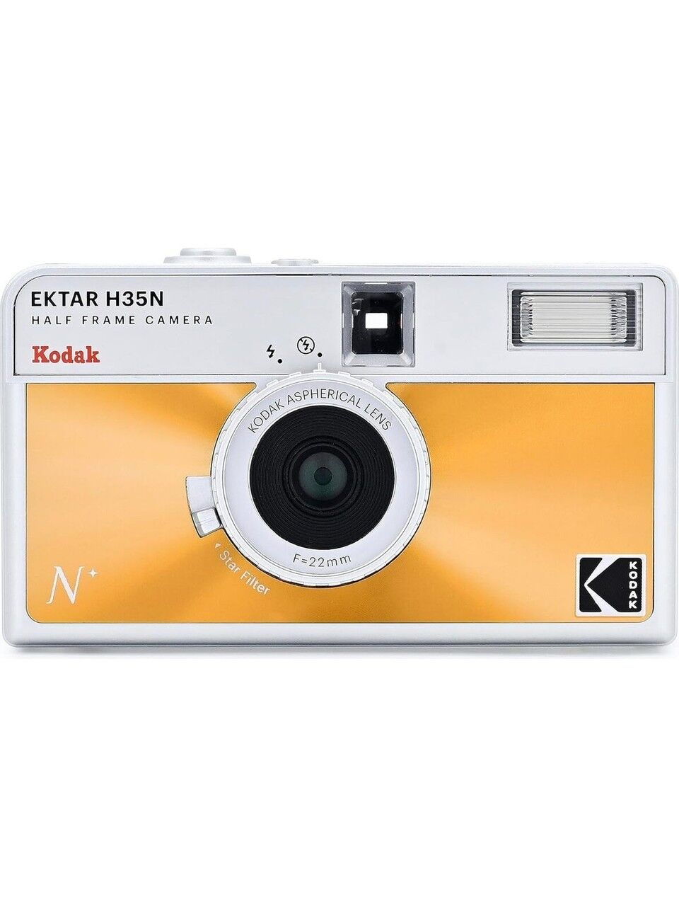 Kodak Ektar H35N 35mm Filmli Fotoğraf Makinesi Sırlı Turuncu