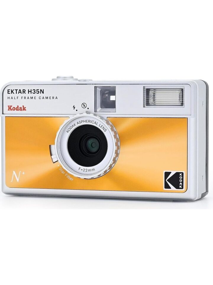 Kodak Ektar H35N 35mm Filmli Fotoğraf Makinesi Sırlı Turuncu